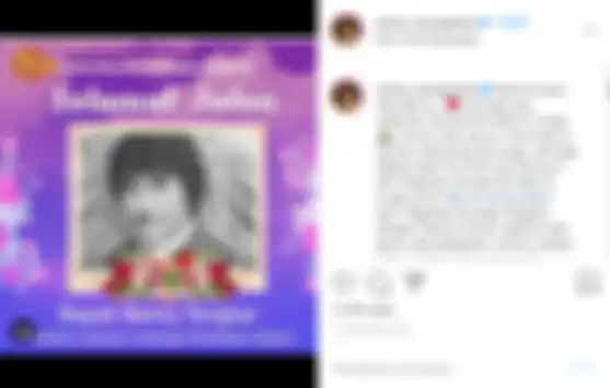 Atas nama keluarga Tengker, Celine Evangelista bagikan kabar duka atas meninggalnya Benny Tengker.