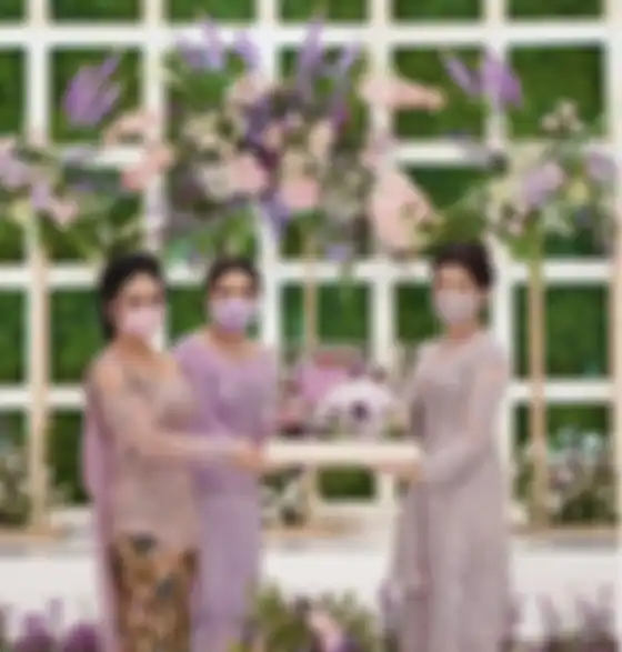 Hestia Faruk bersama dengan Ashanty dan KD