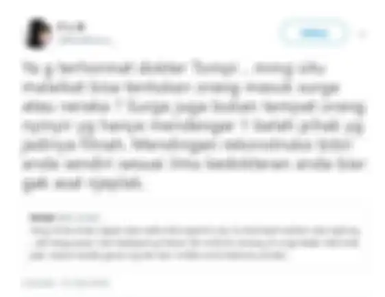 Tweet Tompi jadi sorotan.
