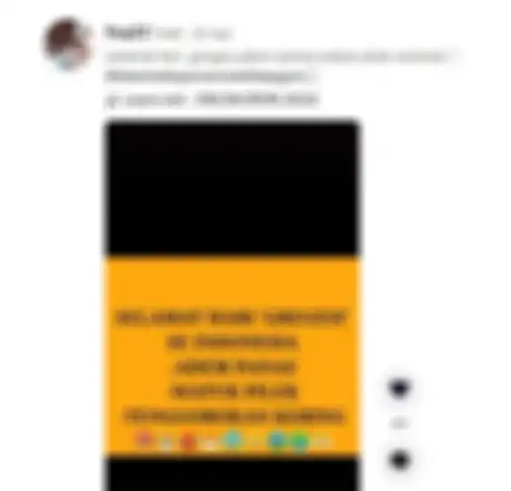 Unggahan soal keluhan "Hari Greges Nasional"
