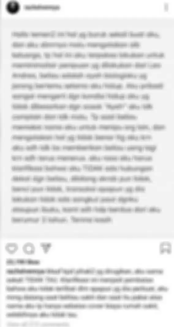 Klarifikasi Rachel Vennya