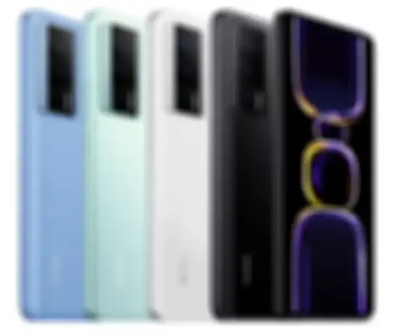 Tampilan panel depan dan belakang Redmi K60