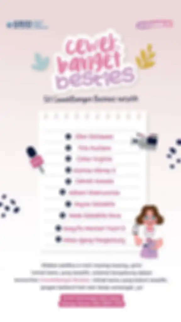 List nama member CewekBanget Besties Batch 1