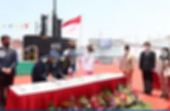 Penandatanganan berita acara Kapal Selam Alugoro-405 17/3/2021 di PT PAL Indonesia, Surabaya