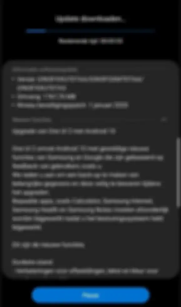 Update sistem Android 10 oleh salah satu pengguna di Jerman