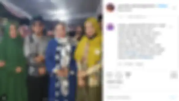 Yen Vellia tanggapi Sobat Ambyar yang meminta fotonya dengan Saputri.