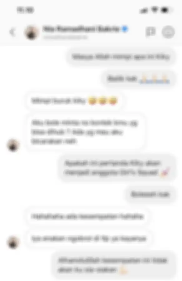 Percakapan Nia Ramadhani dengan Kiki Saputri