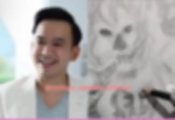 Sosok pengganggu Ruben Onsu digambar