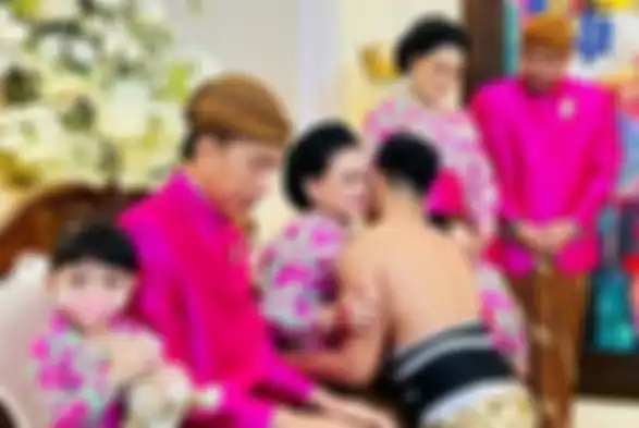 Presiden Joko Widodo (Jokowi), menyambut bahagia pernikahan putra bungsunya, Kaesang Pangarep dan Erina Gudono.
