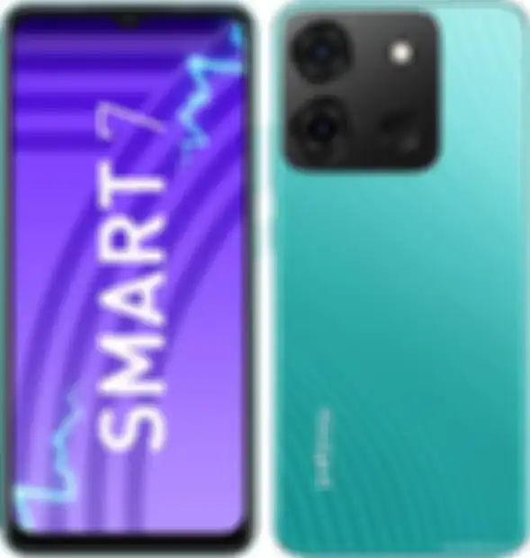 Tampilan depan dan belakang Infinix Smart 7.