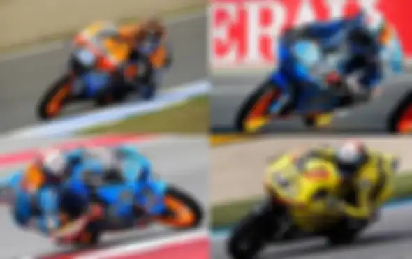 Kolase foto motor Alex Rins selama berkiprah di kelas Moto3 dan Moto2