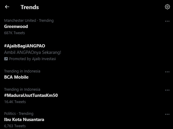 Greenwood jadi Trending Topic nomor satu di Twitter