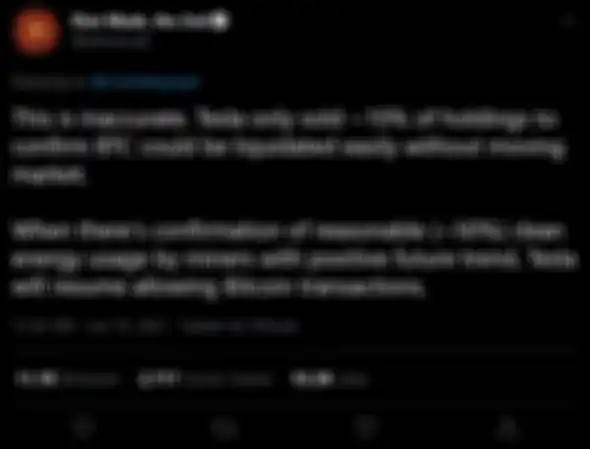Cuitan Elon Musk terkait Tesla yang akan menggunakan lagi Bitcoin setelah 50 persen aktivitas mining telah menggunakan energi listrik dari tenaga SDA terbarukan