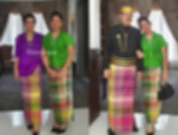 Penampilan anak Mayangsari, Khirani Trihatmodjo kenakan baju bodo modern bareng Mama dan Papa