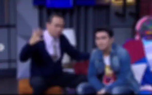 Cak Lontong dibikin emosi Aldi Taher. Terlebih lagi nama Raffi Ahmad ikut dibawa-bawa.