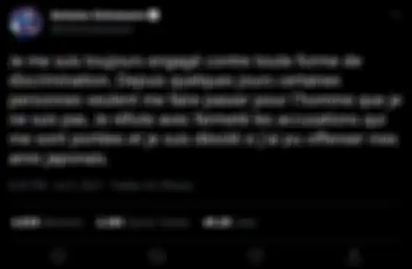 Cuitan permintaan maaf Griezmann di akun Twitternya