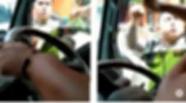 Viral video polisi pukul sopir ambulans.