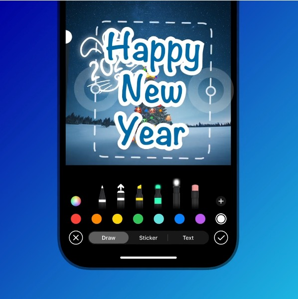 Fitur blur di Telegram 