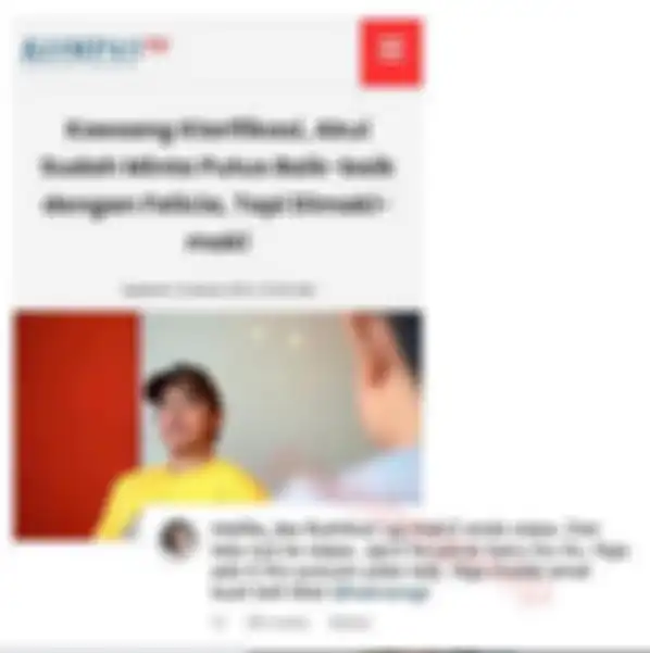 Komentar ibu Felicia Tissue