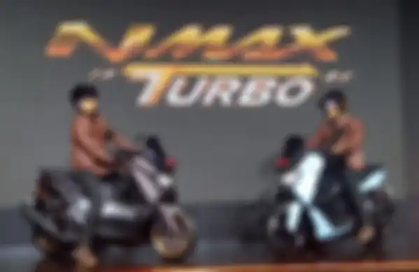 Tampilan motor baru Yamaha NMAX Turbo 2024.