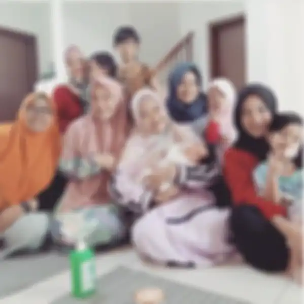 Ruang depan rumah Puput Melati