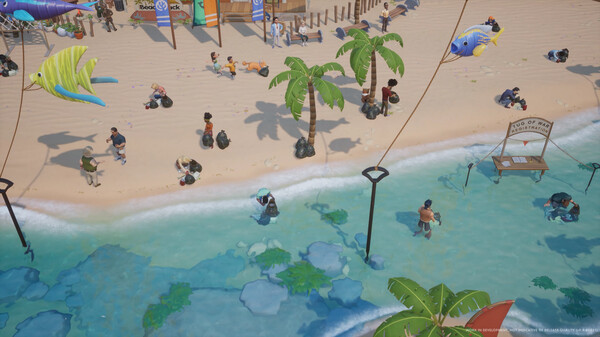 Tampilan gameplay di Coral Island