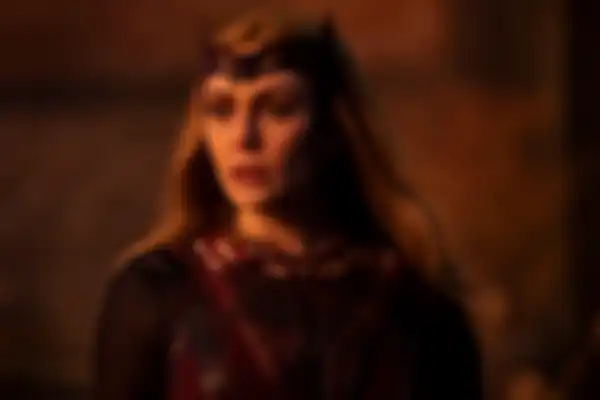 Elizabeth Olsen as Wanda Maximoff in Marvel Studios DOCTOR STRANGE IN THE MULTIVERSE OF MADNESS. Photo courtesy of Marvel Studios. ©Marvel Studios 2022. All Rights Reserved.