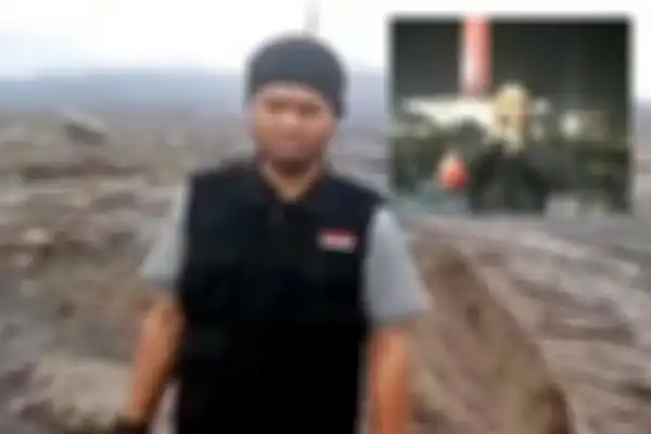 Foto tampang pria ini sempat diburu polisi ketika erupsi Semeru. Jepang waspada potensi tsunami karena erupsi Semeru.