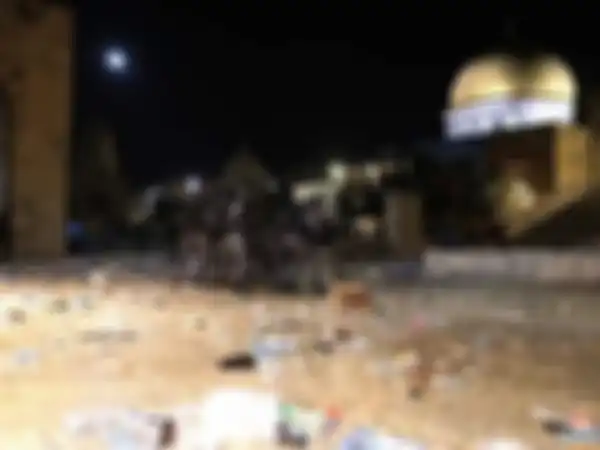 Keadaan Palestina setelah tentara Israel menyerang kawasan Masjid Al-Aqsa