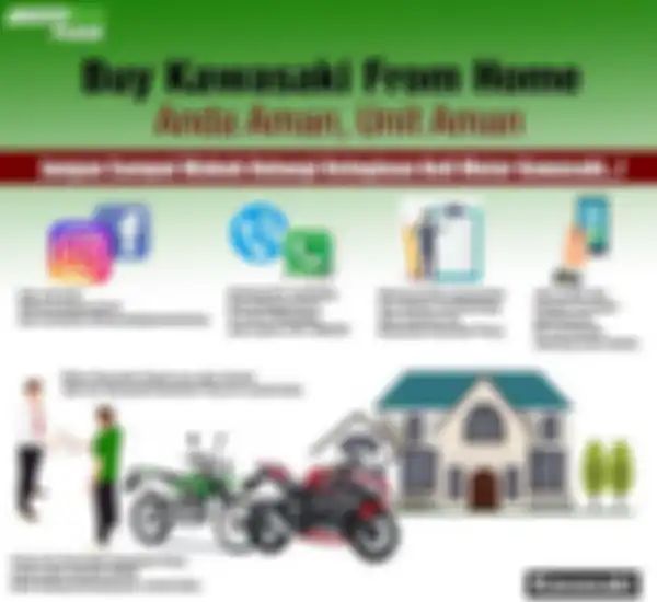 Tata cara pembelian motor dari rumah di Kawasaki Greentech Plaza
