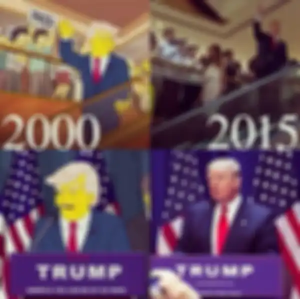 Pemilihan dan jatuhnya Donald Trump.