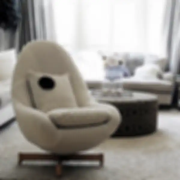 Ilustrasi furnitur wol