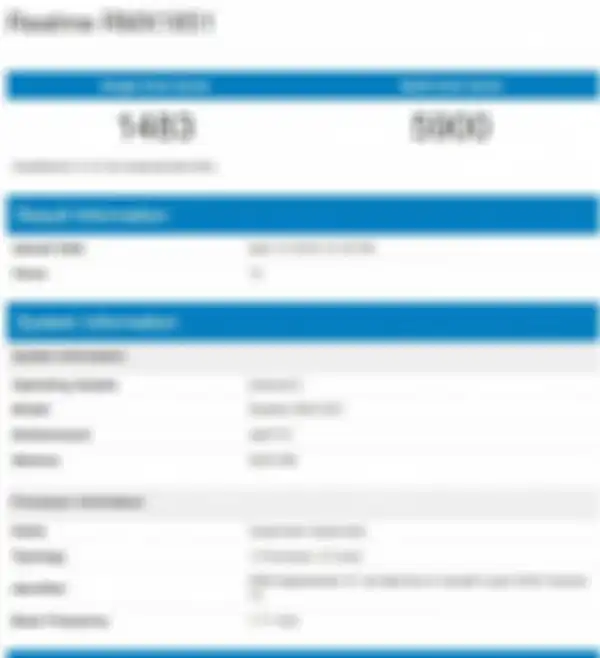 Spesifikasi Realme 3 terungkap di halaman Geekbench