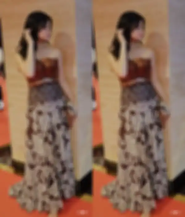 Dress buat kondangan ala Yoriko Angeline