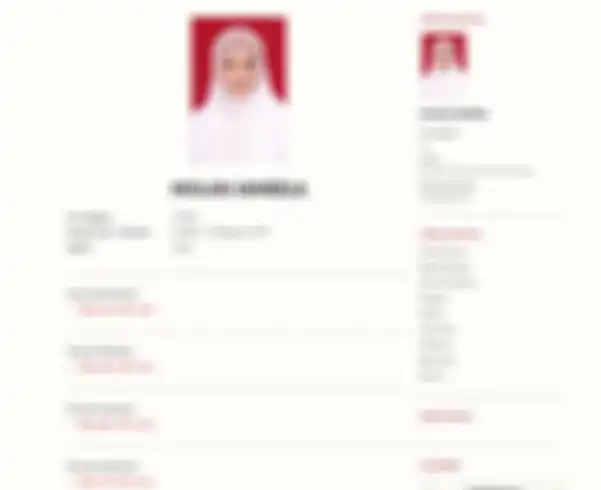 Profil Mulan Jameela di website DPR RI