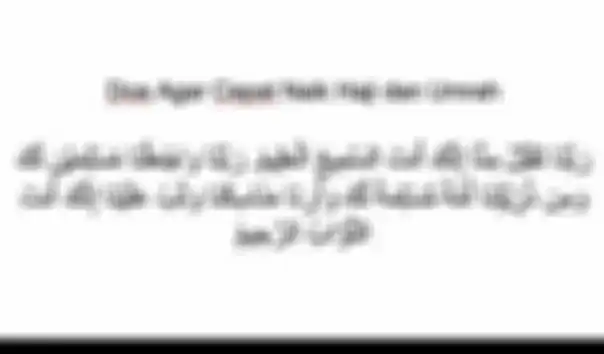 doa agar bisa umroh