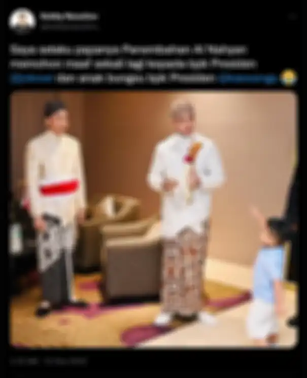 Cuitan Bobby Nasution minta maaf pada Presiden Jokowi dan Kaesang Pangarep