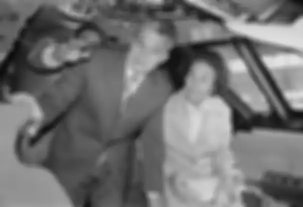 Pemimpin Rumania Nicolae Ceausescu dan istrinya Elena selama kunjungan kenegaraan ke Inggris