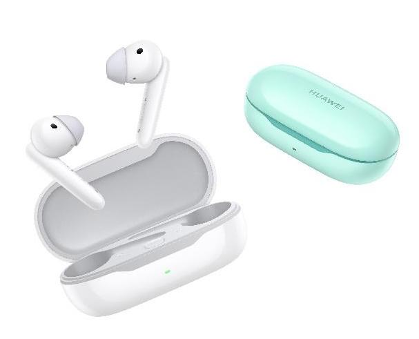 HUAWEI FreeBuds SE hadir dalam dua varian warna, yakni Biru dan Putih.