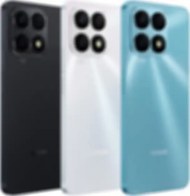 Tampilan tiga warna Honor X8a yang merupakan HP Mid-range dengan kamera 100MP.