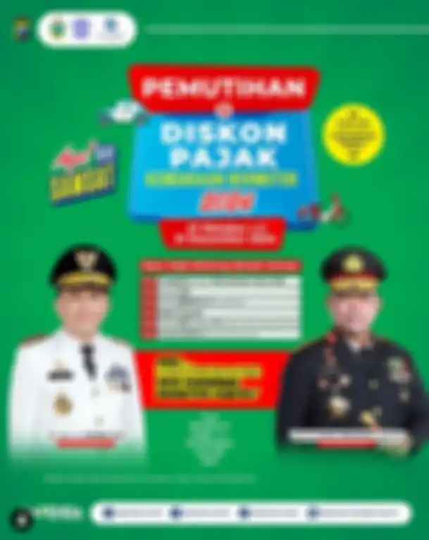 Program pemutihan dan diskon pajak motor 2024 di Sumatera Utara.