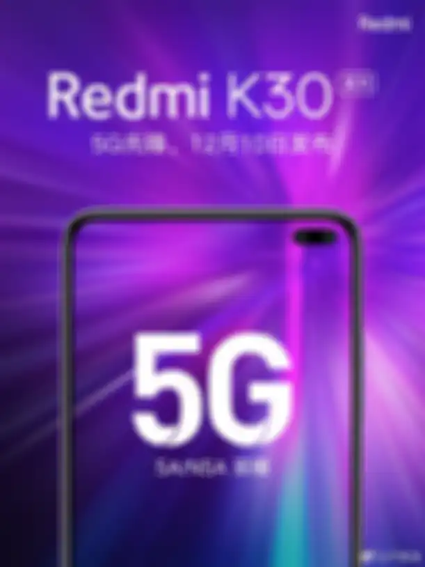 Poster promosi resmi Redmi K30
