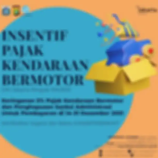 Program diskon pajak kendaraan di DKI Jakarta tinggal sebentar lagi.