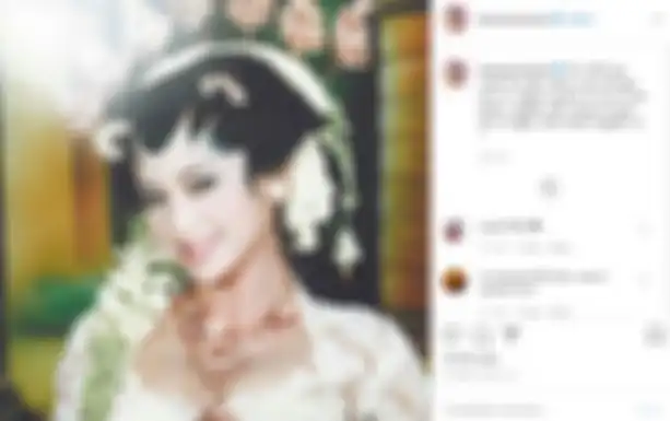 Dewi Perssik bagikan foto jadul dirinya  saat menikah pada tahun 2005 silam