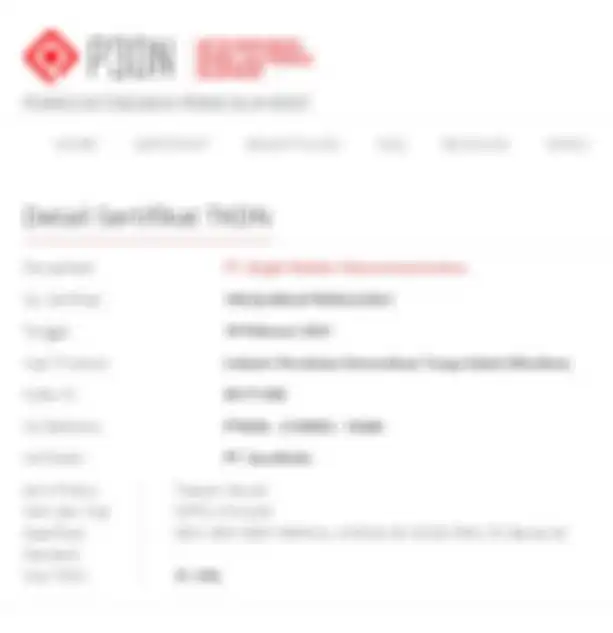 Lembar sertifikasi P3DN OPPO seri A terbaru dengan nilai TKDN 31.10%.