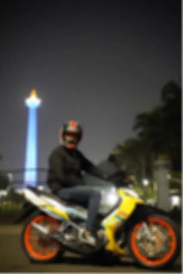 Komunitas K2R BALI (Kene Keto Racing) riding dari Bali menuju Jakarta, ada yang pakai Suzuki Satria Hiu