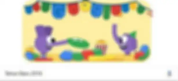 Tampilan Google pada tahun baru 2019