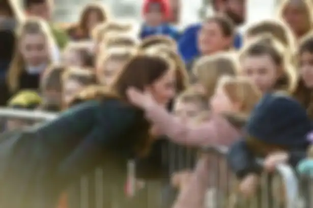 Menyentuh, Gadis Kecil Beruntung Membelai Rambut Kate Middleton.