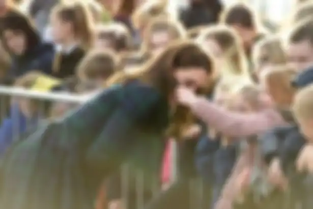 Menyentuh, Gadis Kecil Beruntung Membelai Rambut Kate Middleton
