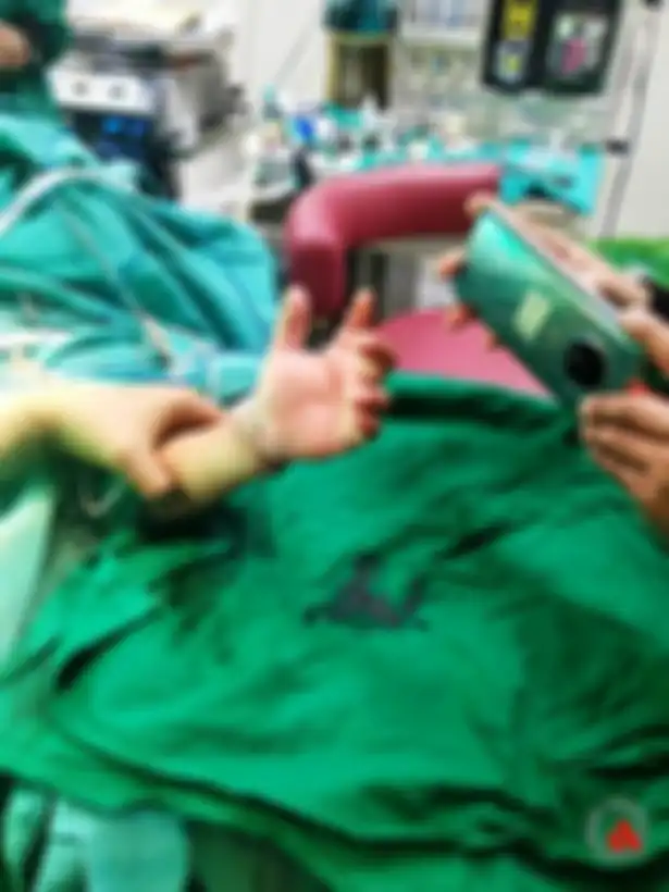 Kondisi tangan Shaurya pascaoperasi